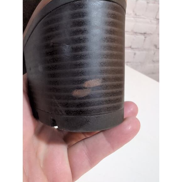 Naturalizer Women's Valene Brown Suede Heeled Booties Ankle Boot Size 8 Faux Fur - Picture 8 of 15